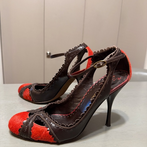 BCBG MaxAzria - Coco+Flame Pony+Leather Tango Shoes - Picture 6 of 9